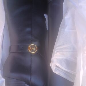 Michael Kors Black Knee-High Boots